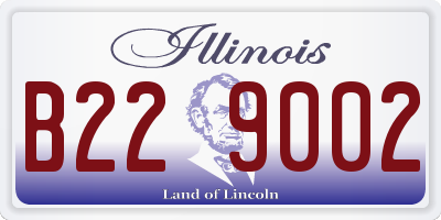 IL license plate B229002