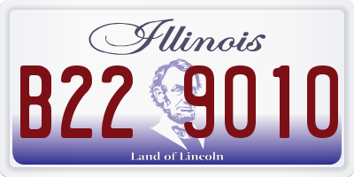 IL license plate B229010