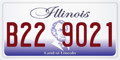 IL license plate B229021