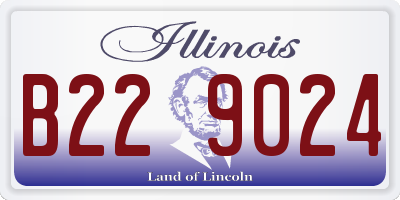 IL license plate B229024