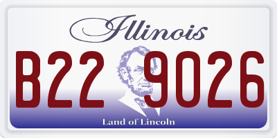 IL license plate B229026
