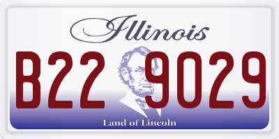 IL license plate B229029