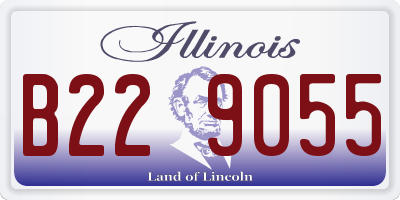 IL license plate B229055