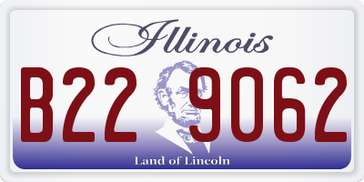 IL license plate B229062