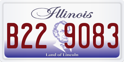 IL license plate B229083