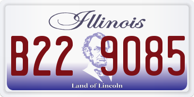 IL license plate B229085