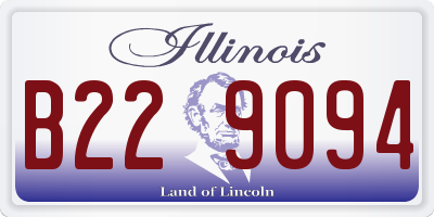 IL license plate B229094