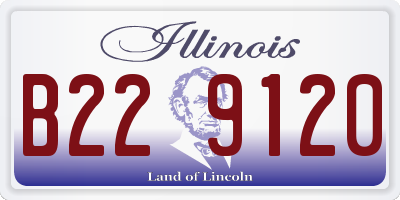 IL license plate B229120