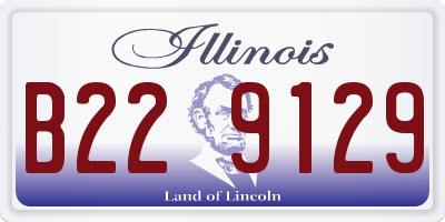 IL license plate B229129