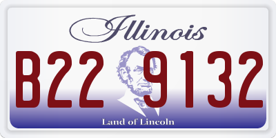 IL license plate B229132