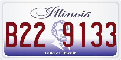 IL license plate B229133