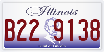 IL license plate B229138