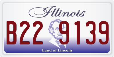 IL license plate B229139