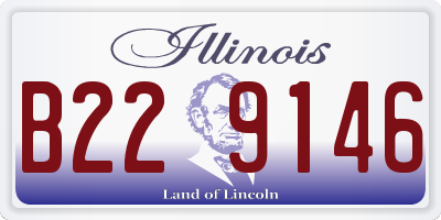 IL license plate B229146
