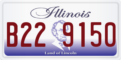 IL license plate B229150