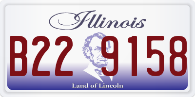IL license plate B229158