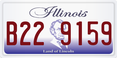 IL license plate B229159