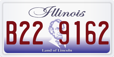IL license plate B229162