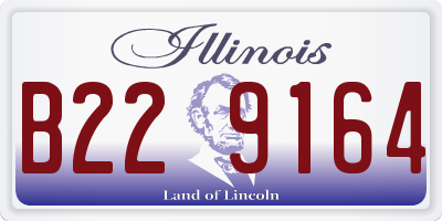 IL license plate B229164