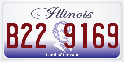 IL license plate B229169