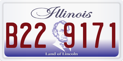 IL license plate B229171
