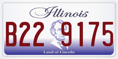 IL license plate B229175