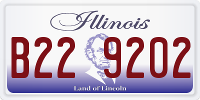 IL license plate B229202