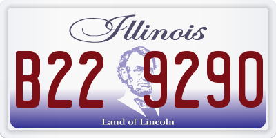 IL license plate B229290