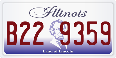 IL license plate B229359