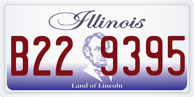 IL license plate B229395