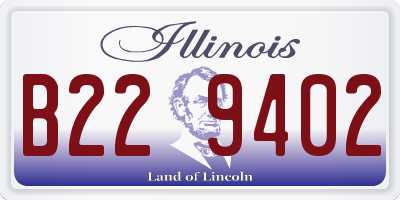 IL license plate B229402