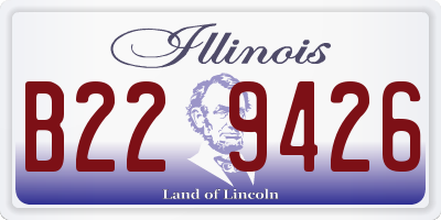 IL license plate B229426