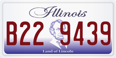IL license plate B229439