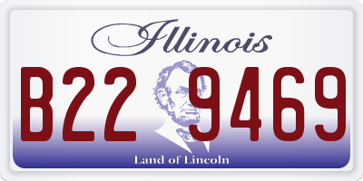 IL license plate B229469