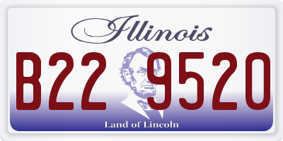 IL license plate B229520