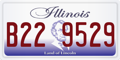 IL license plate B229529