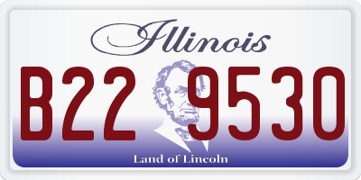 IL license plate B229530
