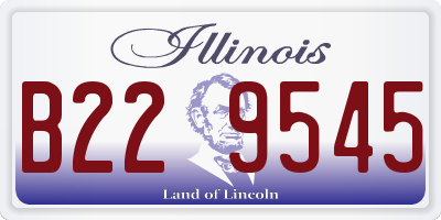 IL license plate B229545