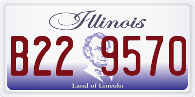 IL license plate B229570