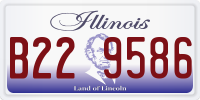 IL license plate B229586