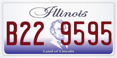 IL license plate B229595