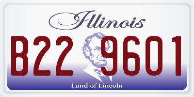 IL license plate B229601