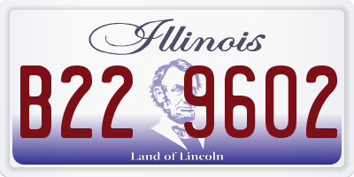 IL license plate B229602
