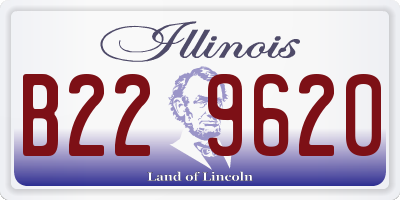 IL license plate B229620