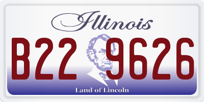 IL license plate B229626