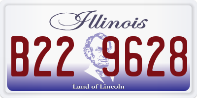 IL license plate B229628