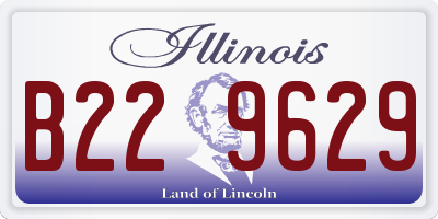 IL license plate B229629