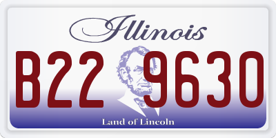 IL license plate B229630
