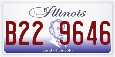 IL license plate B229646
