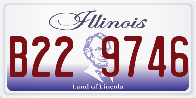 IL license plate B229746